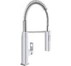 Смеситель для кухни GROHE Eurocube выдвижной излив 31395000