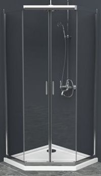 Душевое ограждение BELBAGNO Uno-195-P2 90x90x195