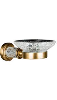 Мыльница BOHEME Murano Crystal 10903-CRST-BR