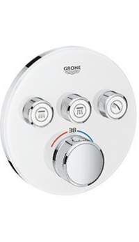 Встраиваемый смеситель GROHE Grohtherm SmartControl белая луна 29904LS0