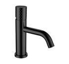 Смеситель для раковины BOHEME Stick 121-BB Black ручка Diamond