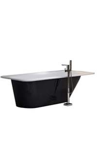 Ванна NS BATH NSB-18930BLM 180х93 матовая