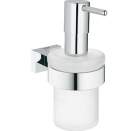 Дозатор жидкого мыла GROHE Essentials Cube 40756001 с держателем